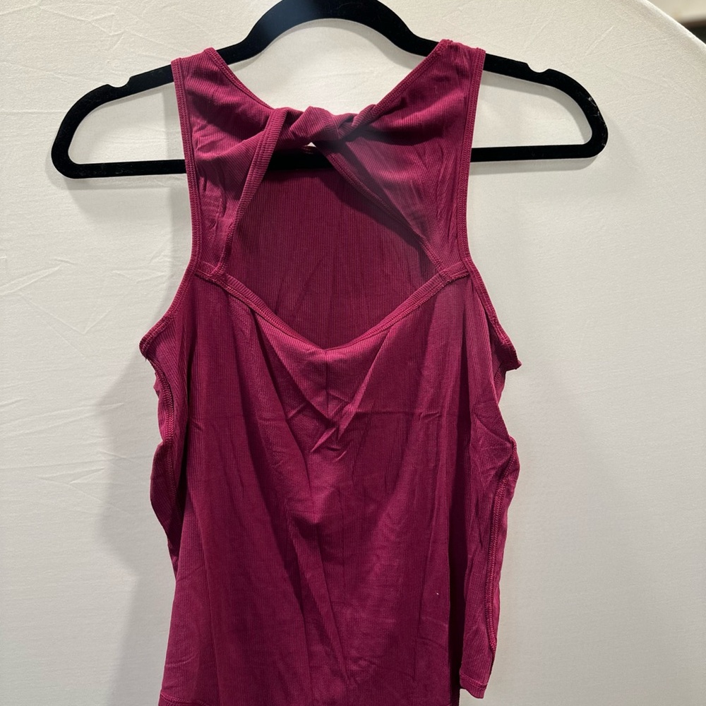 lululemon athletica Ribbed Racerback Tank - Raspberry Plum - Picture 2 of 3